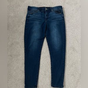 Democracy dark wash straight/skinny jeans